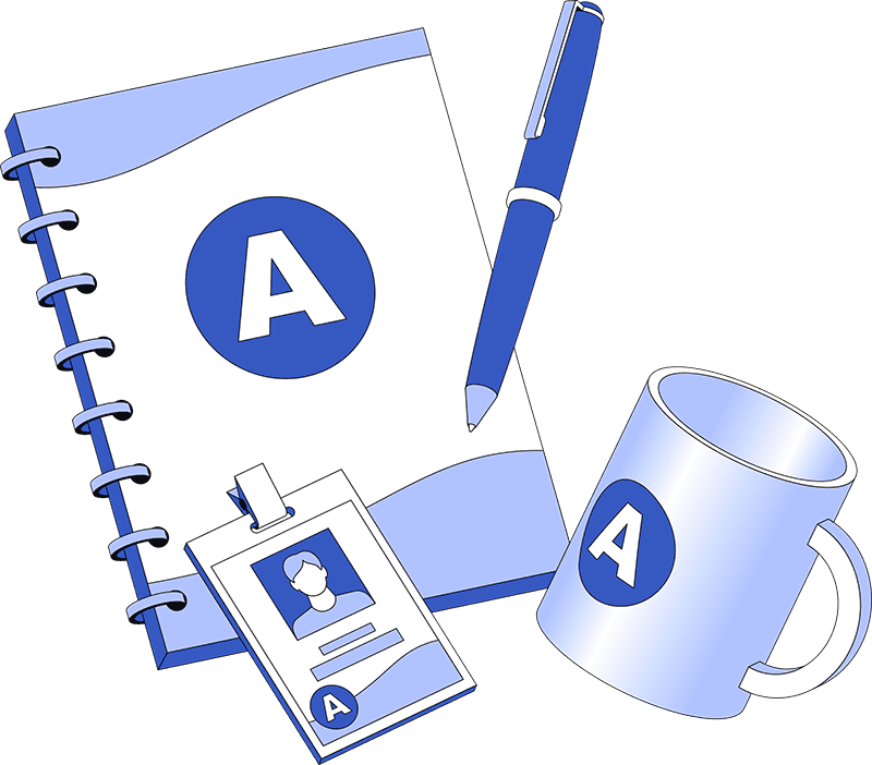 brand identity and logotype design on sketchbook KINDRATECH